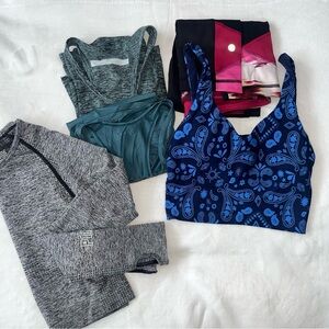 BUNDLE athletic items, Lululemon, outdoor voices, PINK